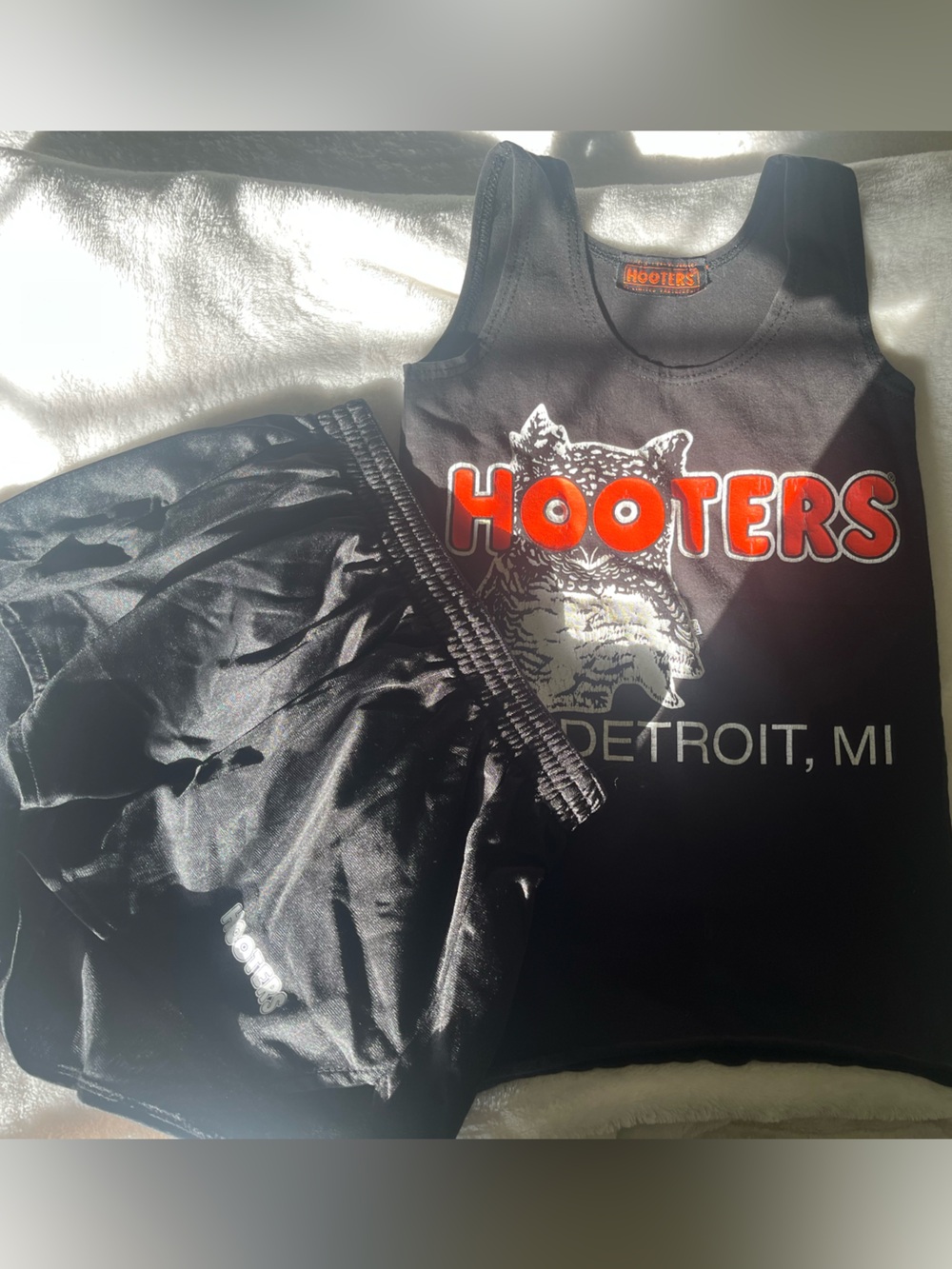 Authentic Black Hooters Uniform. Size XS.